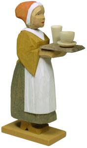 Kunstgewerbliche Schnitzereien Emil Helbig Schokoladenmädchen  (Kunstgewerbliche Schnitzereien Emil Helbig 11-1) Schokoladenmädchen